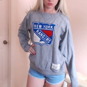 Vintage New York Rangers Graphic Sweatshirt Large